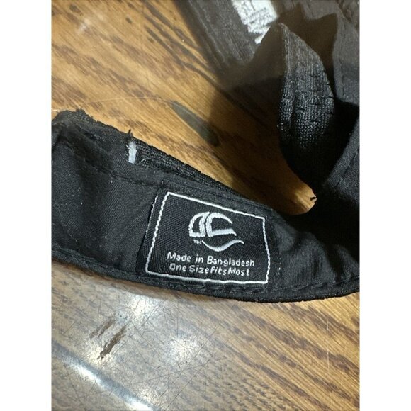 Autographed/signed JENNIE FINCH Visor Hat.  Black - Picture 4 of 6